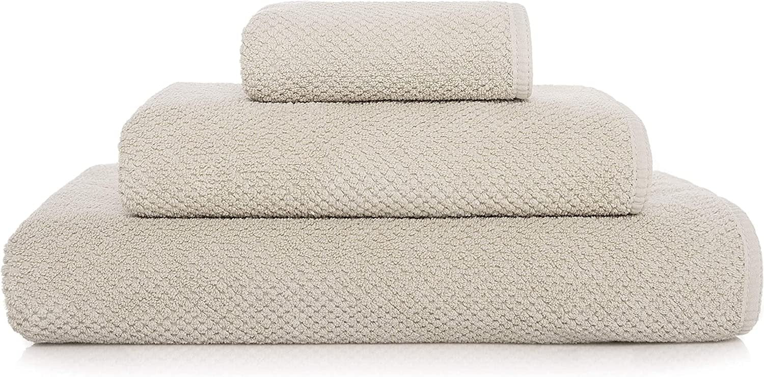 Graccioza Bee Waffle Towel Combed Cotton Collection | Fog