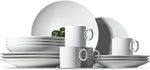 Rosenthal Thomas Loft White Dinnerware Set – Modern Dishes including Dinner Plates, Salad Plates, Soup Plates and Mugs – Made of Porcelain – 16 pieces