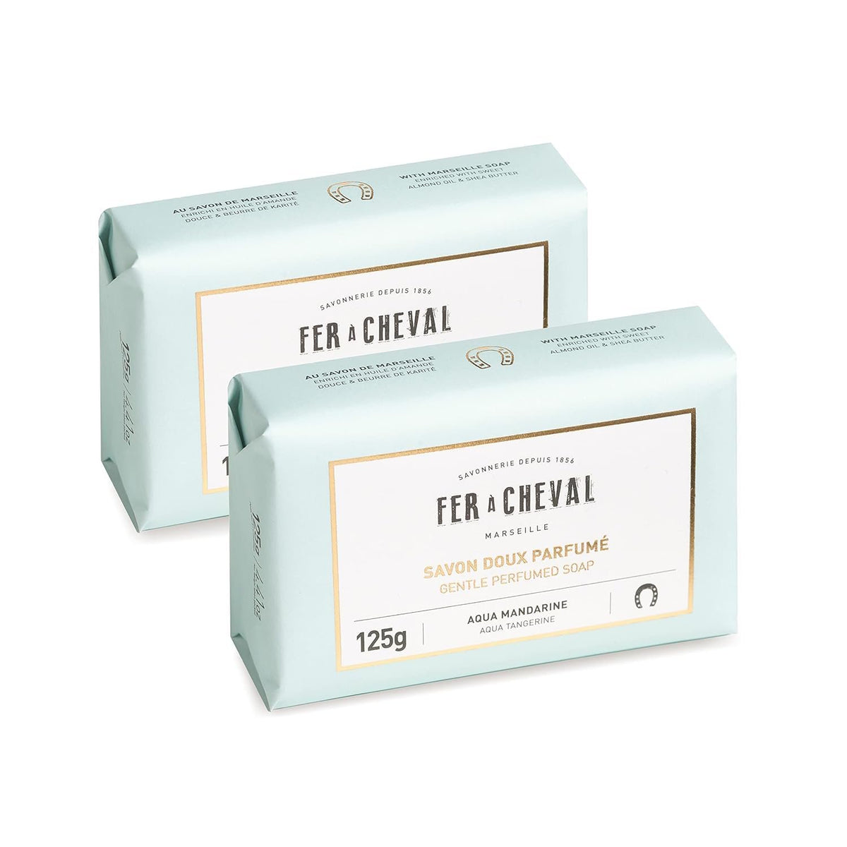 Fer à Cheval Marseille Soap Bar | Argan Oil & Shea Butter | Set of 2