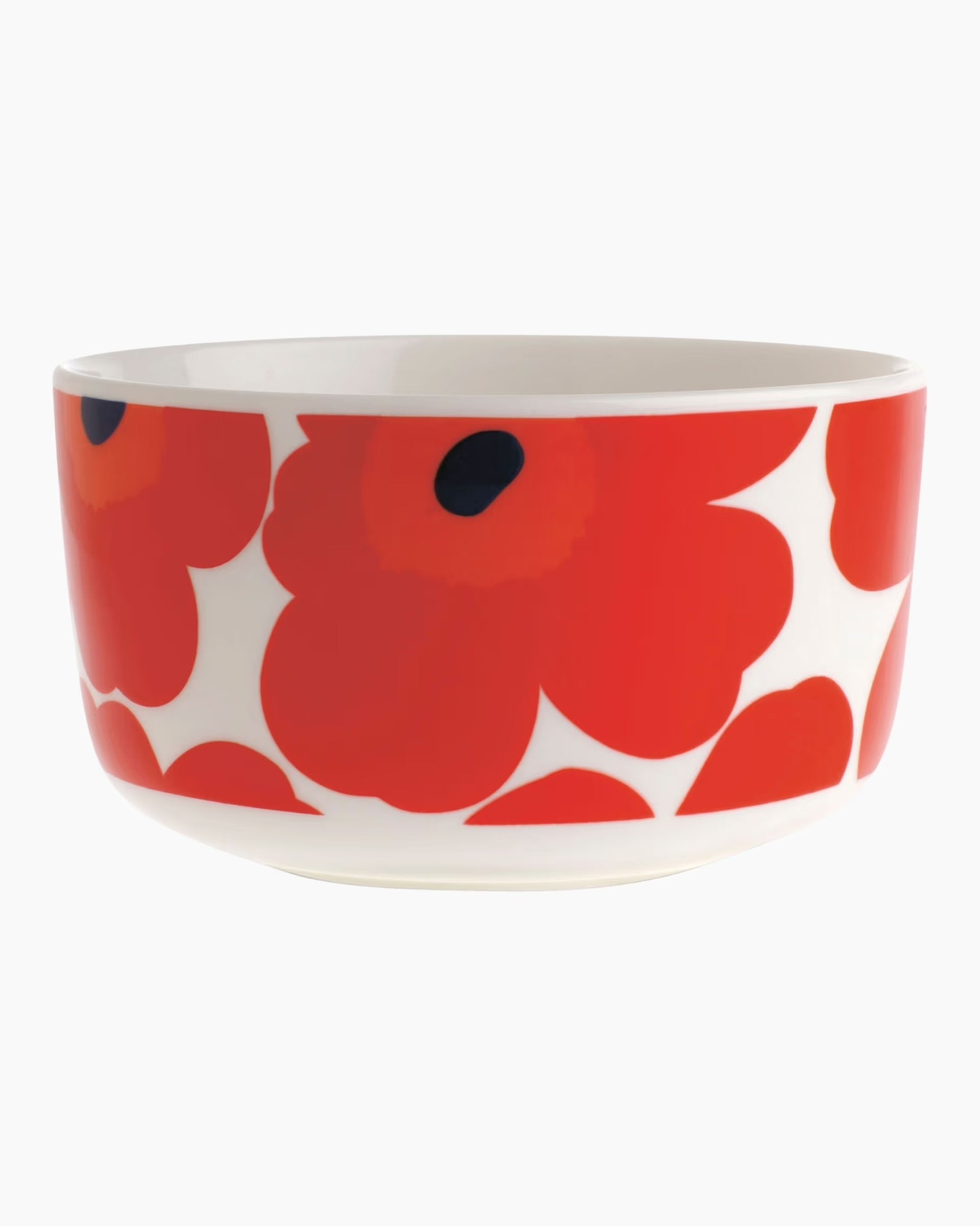 Marimekko Unikko Oiva Medium Bowl | Red Poppy