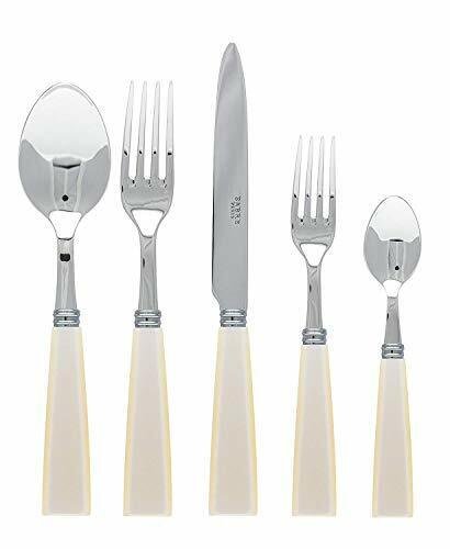 Natura Icone Flatware 5 Piece Place Setting | Nacre Pearl