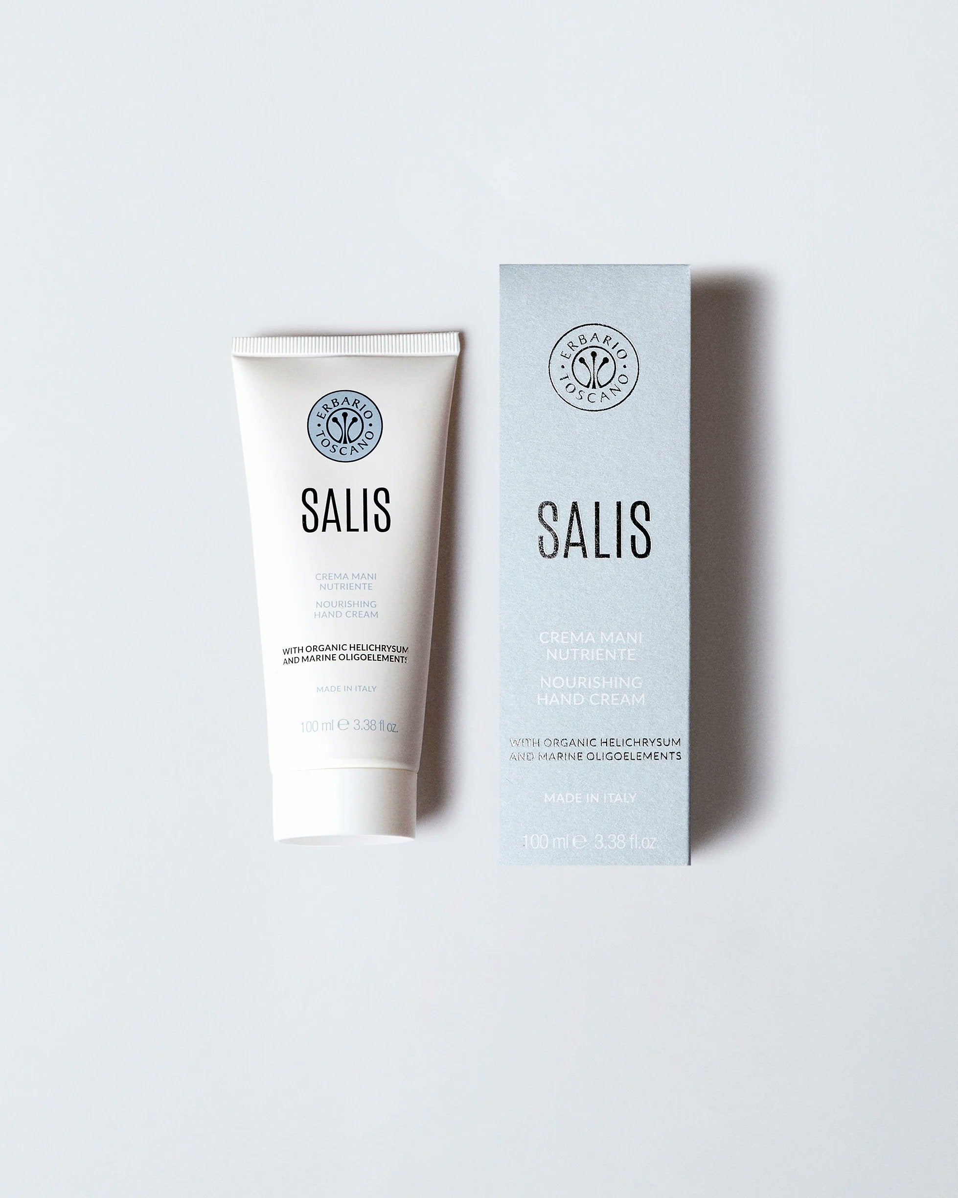 Erbario Toscano Salis nourishing hand cream 100ml organic helichrysum