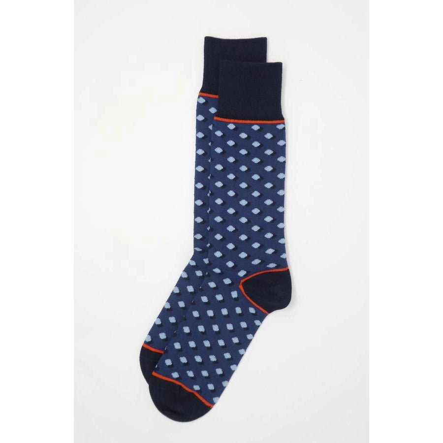 Peper Harow "Disruption" Luxury Men's Socks One Size | Navy