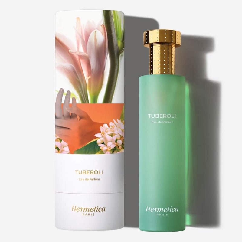 Hermetica Tuberoli Eau de Parfum — Alcohol-Free Floral Fruity Fragrance, 50ml