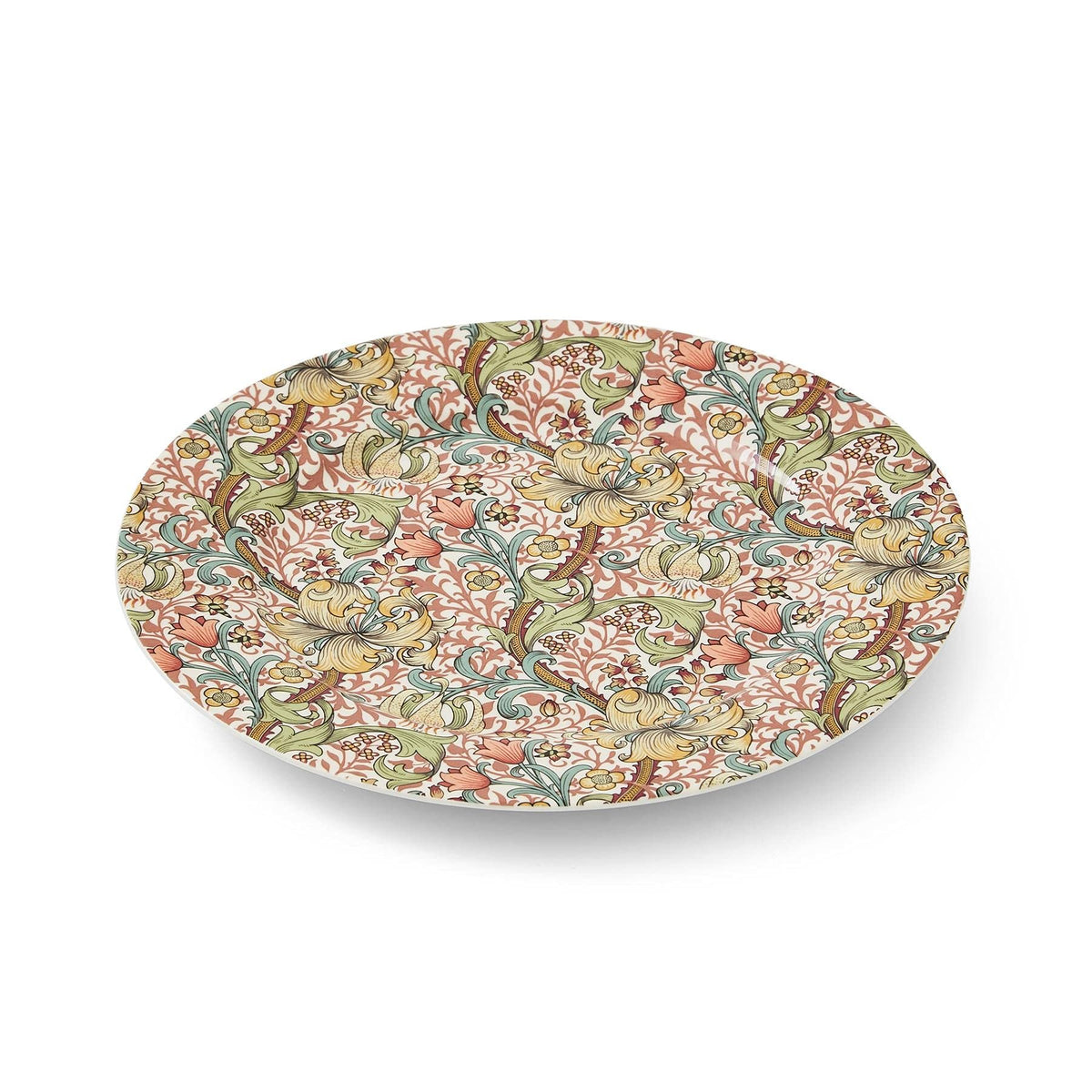 Morris & Co. Dessert Plates | Set of 4 | 8-Inch Round Plates for Dessert, Appetizers, and Dinner | Made of Fine Porcelain | Dishwasher and Microwave Safe