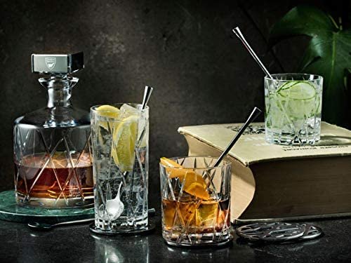 Orrefors City Crystal Shot Glass | 1.7oz | Set of 2