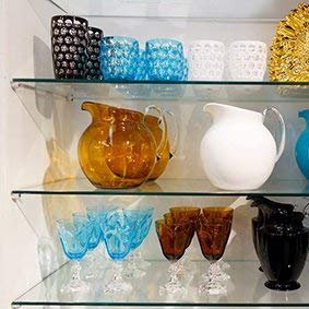 Italian-Style Acrylic Water Goblets turquoise | Mario Luca Giusti Set of 6