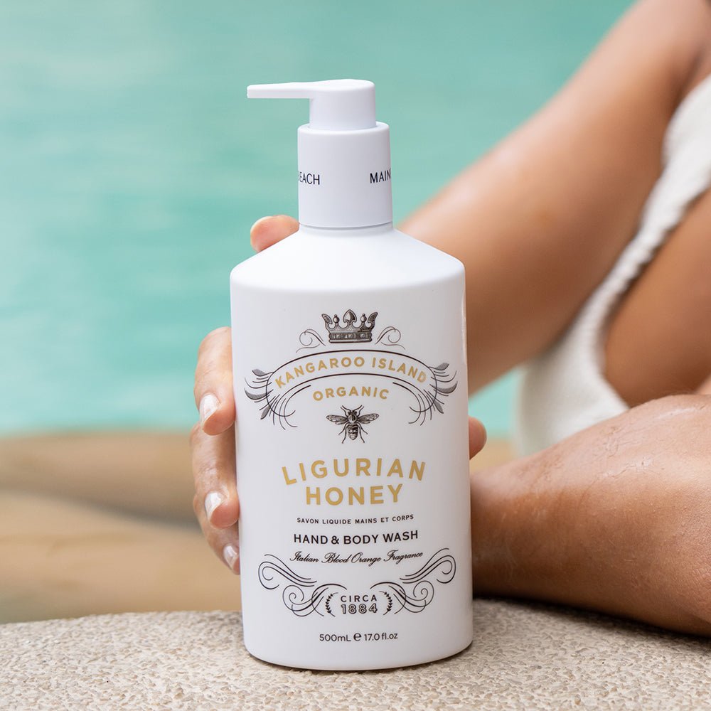 MAINE BEACH - K.I. Organic Ligurian Honey - Hand & Body Wash 17.0 fl. oz