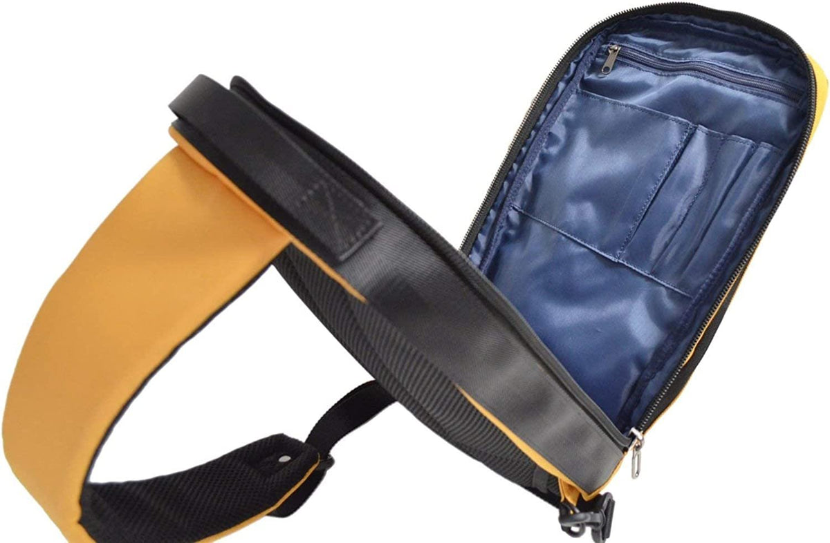 Apex XL Sling Bag – Minimalist Crossbody with Laptop Sleeve (Black)