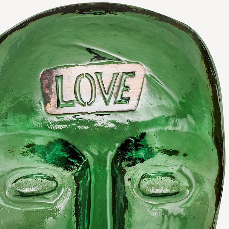 Kosta Boda Companion LOVE Glass Head Sculpture