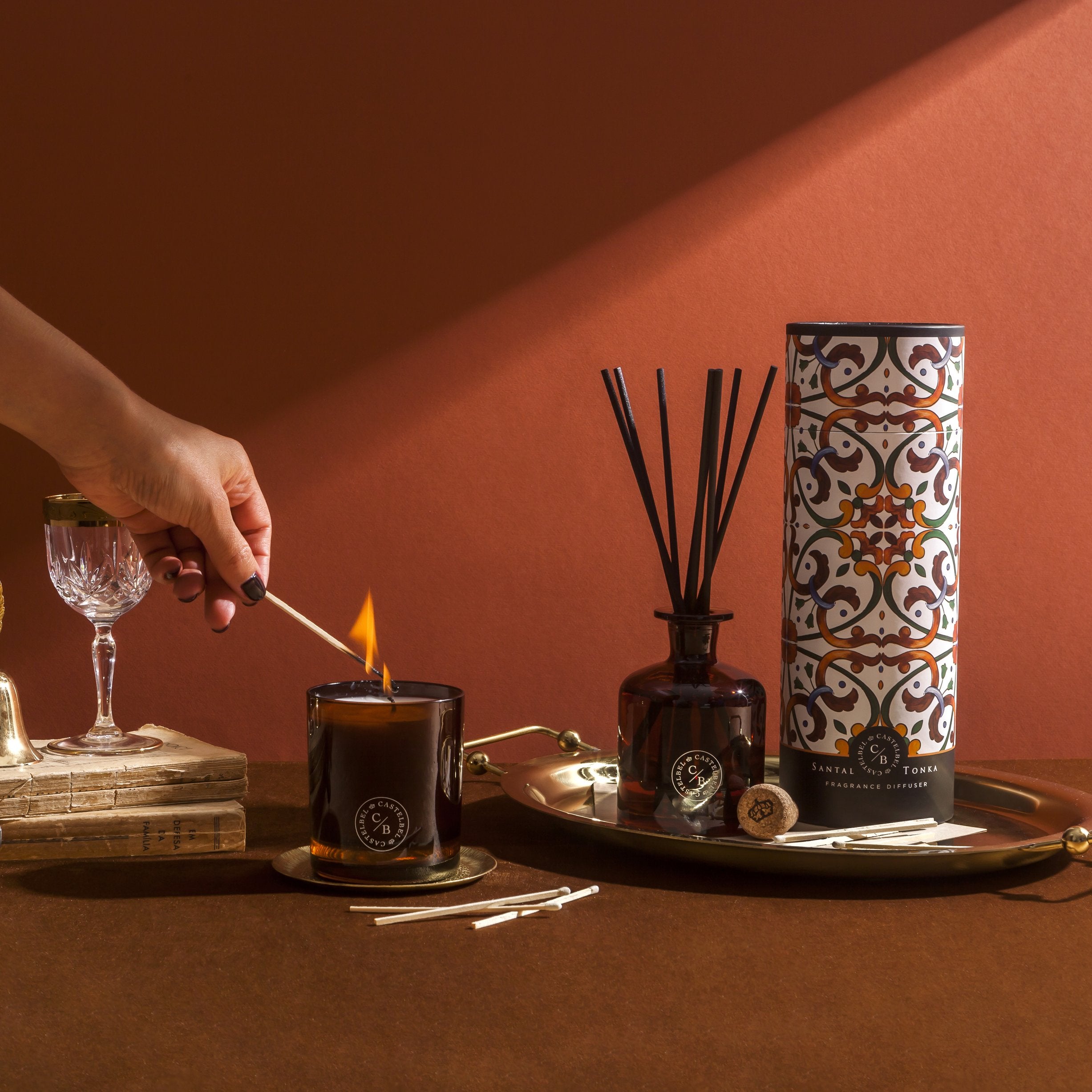Castelbel Santal Tonka Reed Diffuser - Thumbnail 3