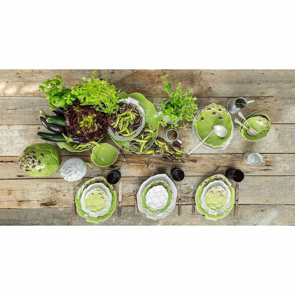 Bordallo Pinheiro Artichoke Bowl, Green