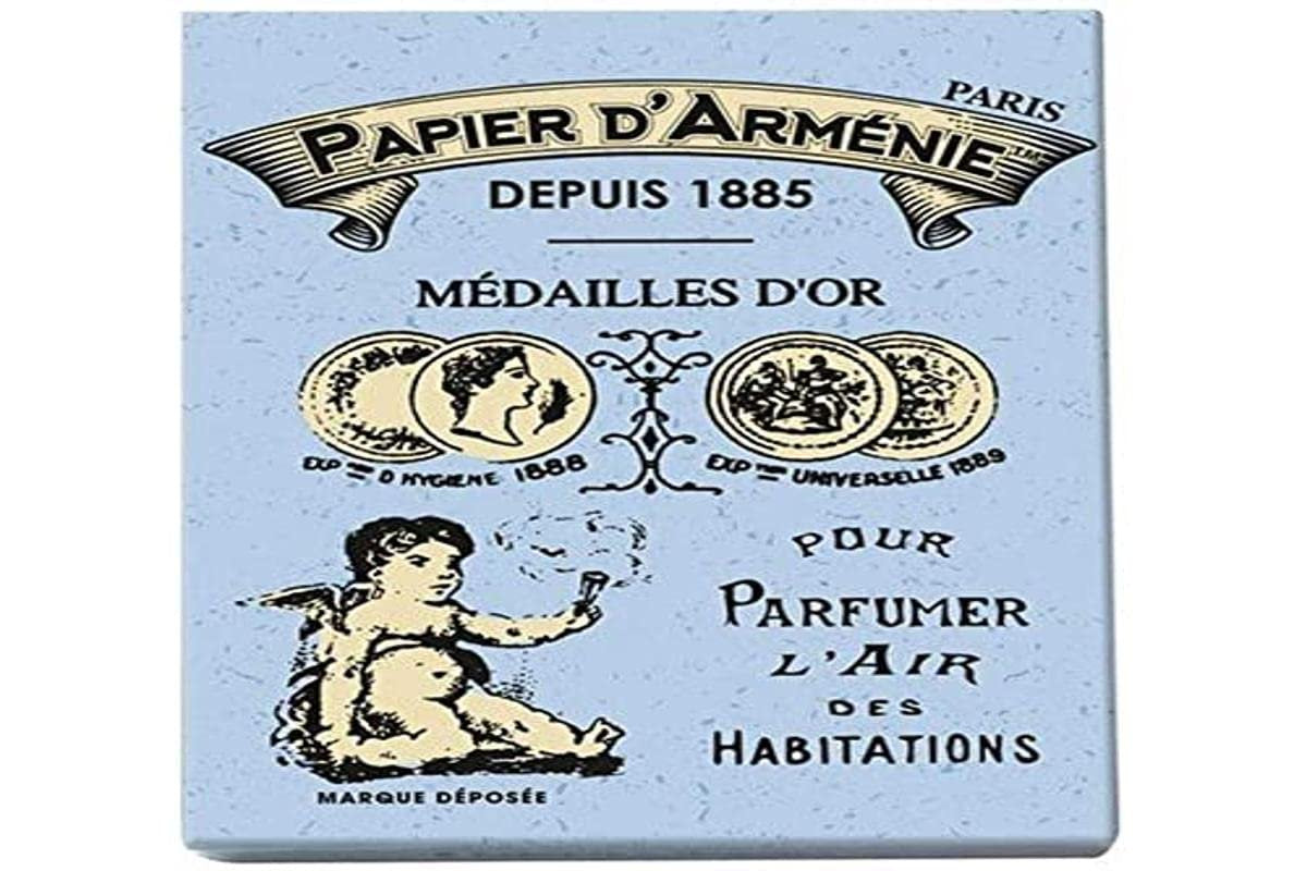 Papier d’Armenie Vintage Tradition Box, Set 6 Booklets Incense Paperin a Vintage Traditional Box Set