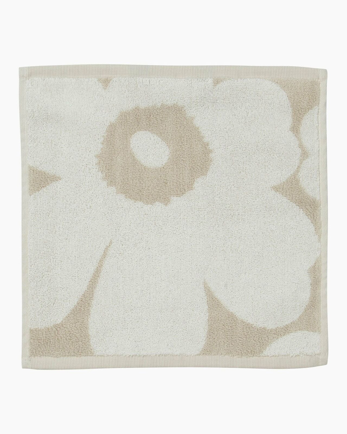 Marimekko Unikko Towel - Beige, White - Unikko Towel Beige, White