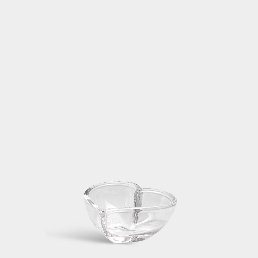 Orrefors Heart Bowl/Votive Small in clear crystal