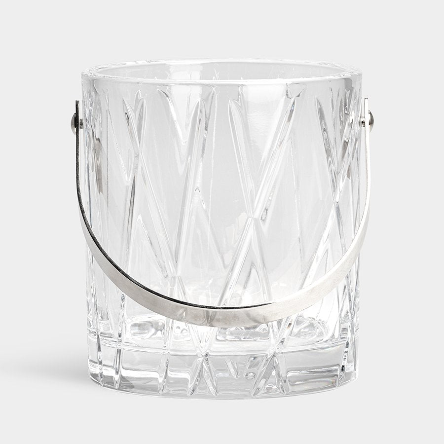 Orrefors City Crystal Ice Bucket | 6.1"H