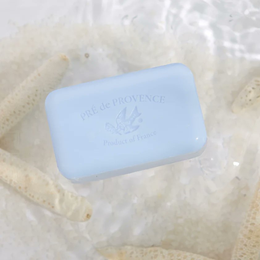 Pre de Provence Ocean Air Soap Bar, 250g quad-milled French soap