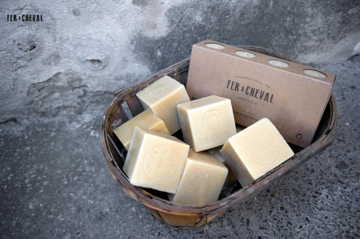 Fer à Cheval Pure Olive Savon de Marseille Cube Soap | 300g
