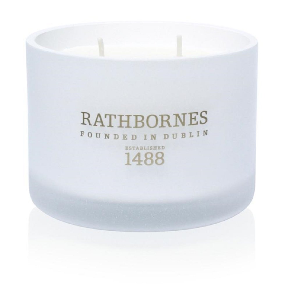 Rathbornes Dublin Dawn Scented Luxury Candle (Irish Rock Rose, Davana And Raspberries) 50hrs