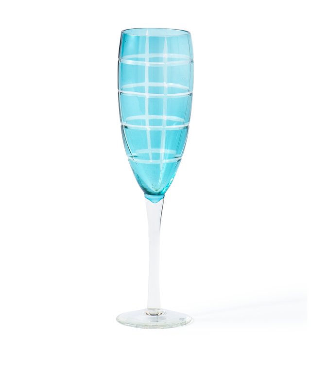 PolsPotten Cuttings Champagne Flute Glasses – Multicolor Set of 6