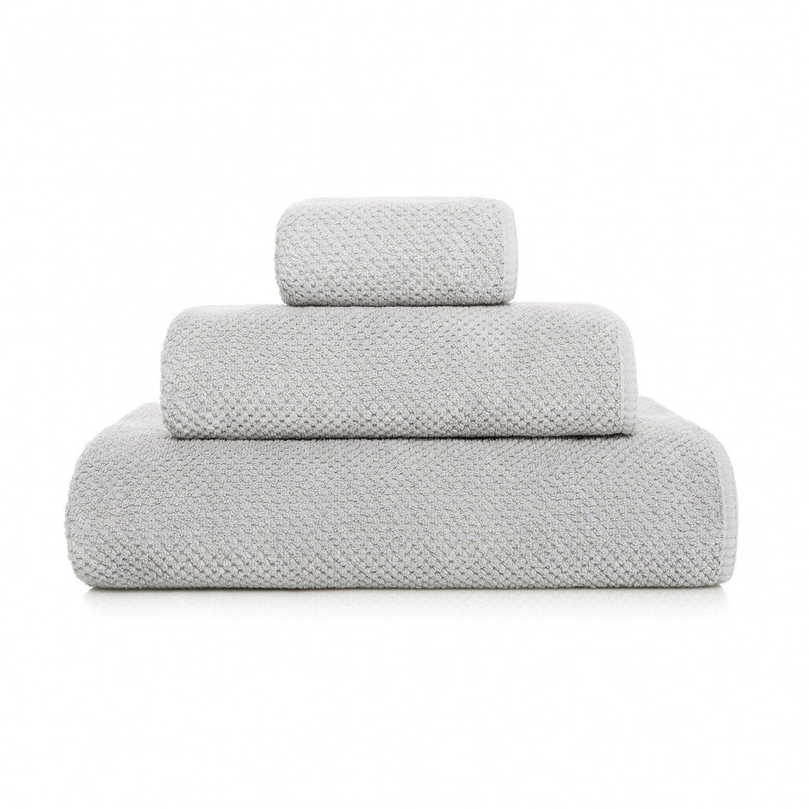 Graccioza Bee Waffle Towel Combed Cotton Collection | Silver