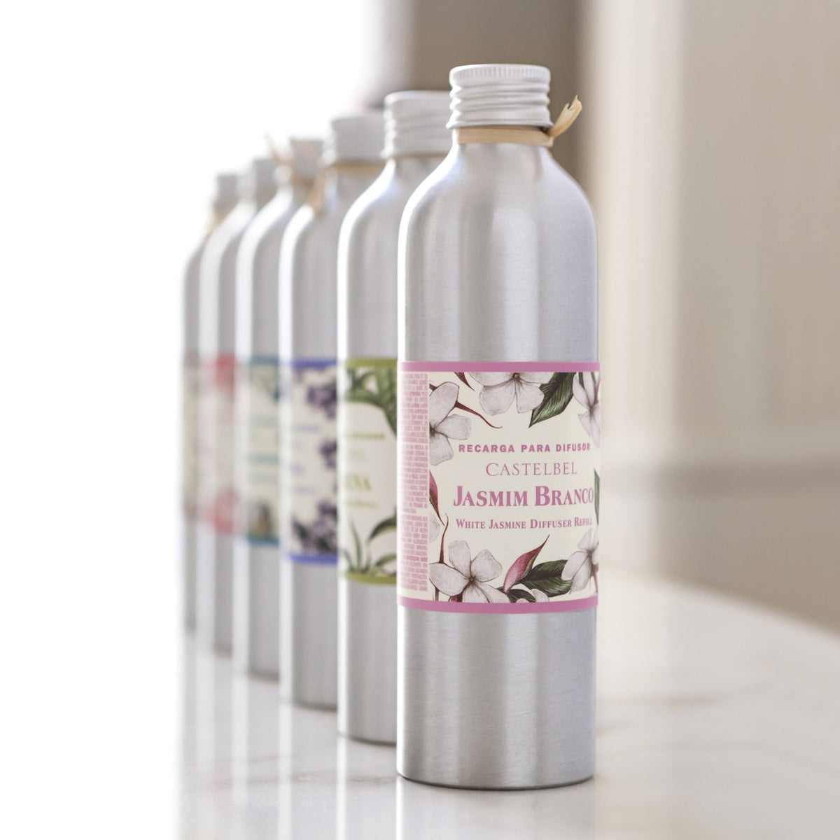 Castelbel Cotton Flower Diffuser Refill 250ml Floral Fragrance