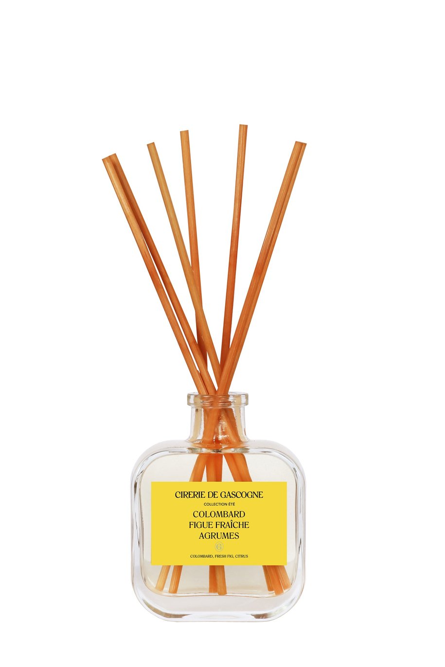 Cirerie de Gascogne Reed Diffuser, Colombard, Fresh Fig, Citrus Scents - Long Lasting Home Fragrance 200ml