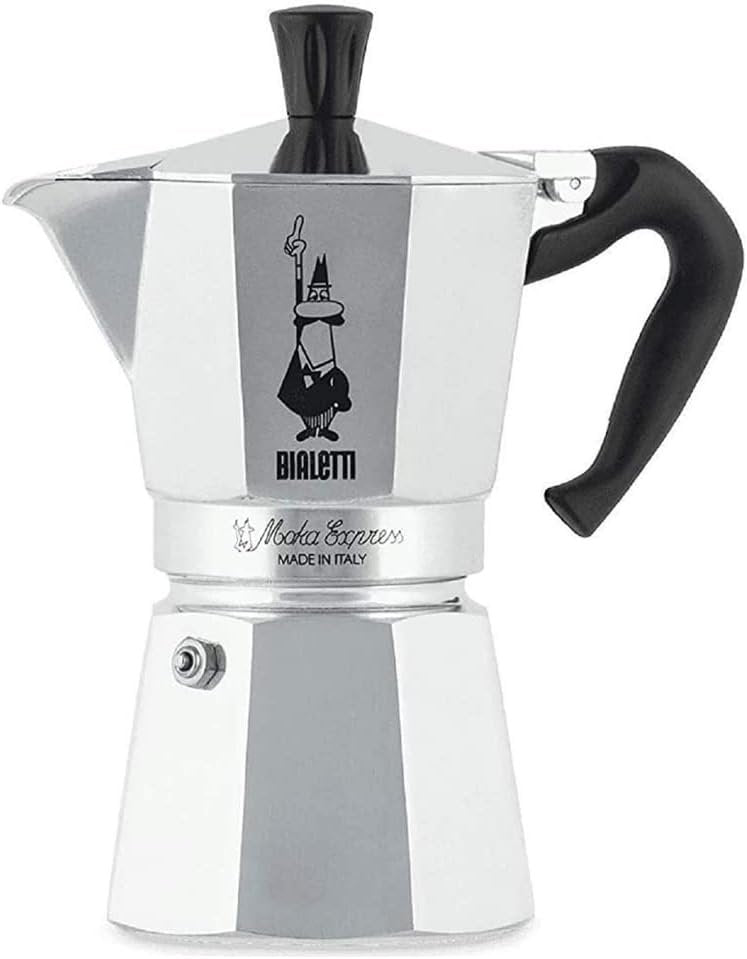 Bialetti - Moka Espress: Iconic Stovetop Espresso Maker, Makes Real Italian Coffee, Moka Pot 6 Cups