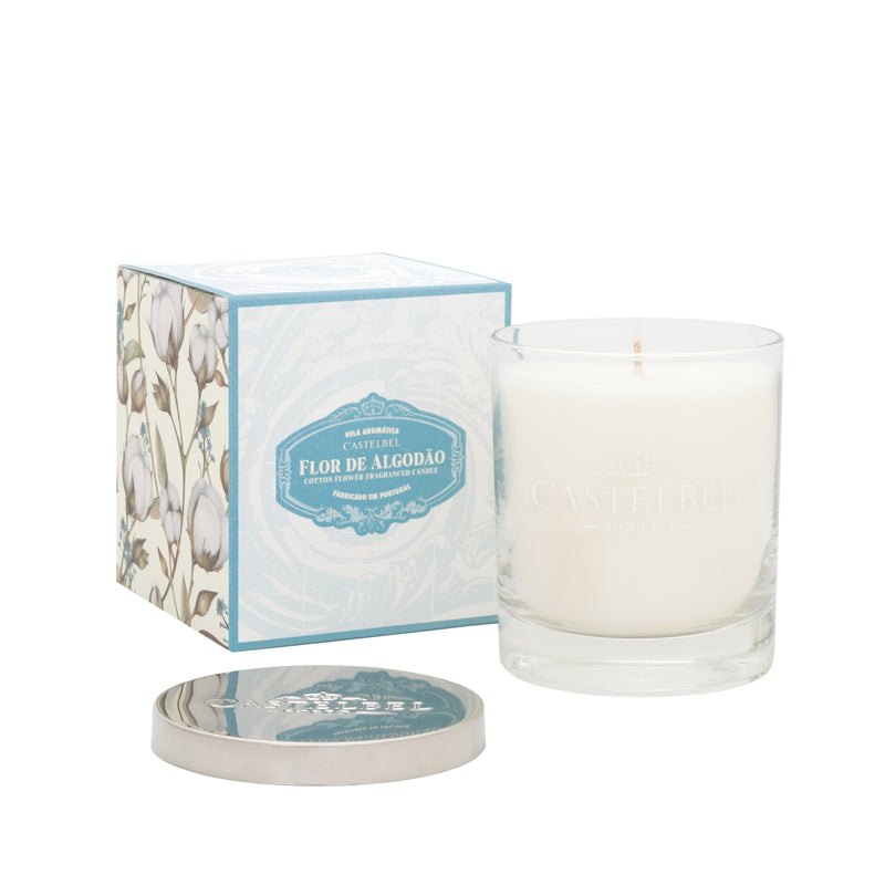 Castelbel Cotton Flower Aromatic Candle 210g Portugal