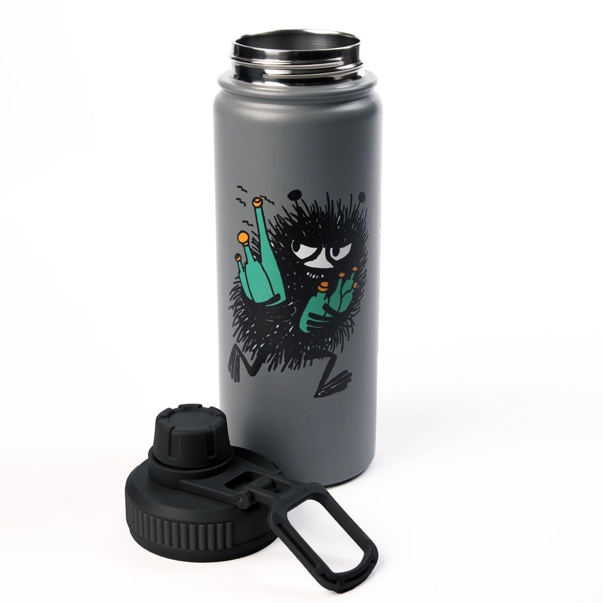 Nordicbuddies Moomin Stinky Stainless Steel Water Bottle – 16.9 oz