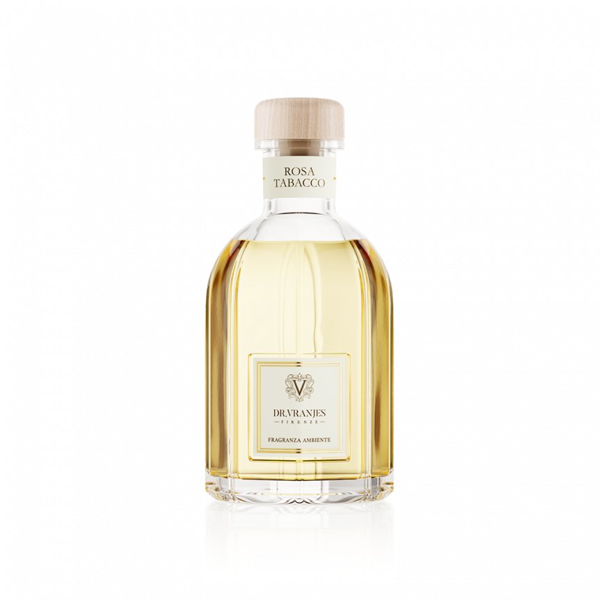 Dr. Vranjes Rosa Tabacco Luxury Reed Diffuser in Glass Bottle