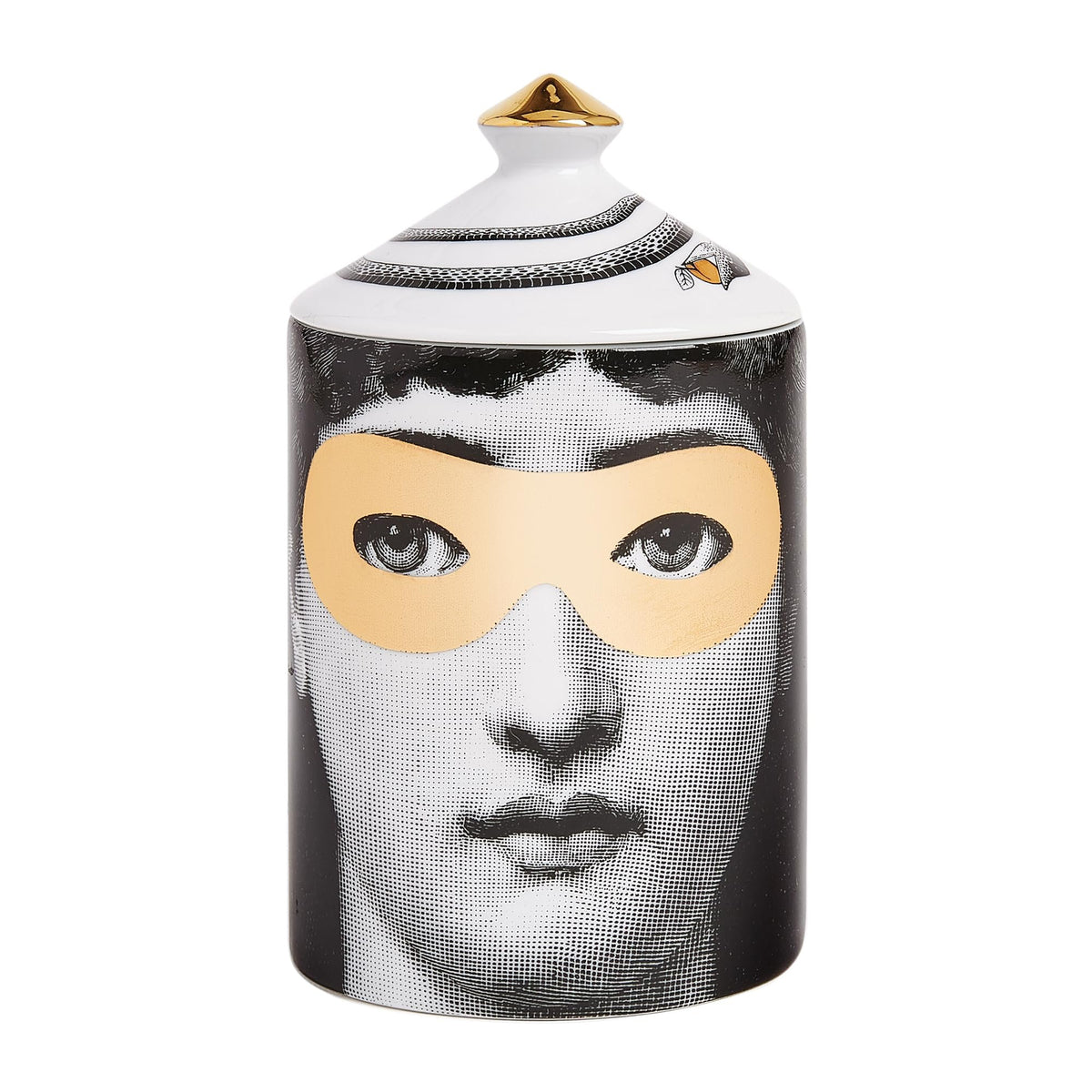 Fornasetti Profumi Fornasetti Scented Burlesque Gold Candle, Gold/Multi, One Size