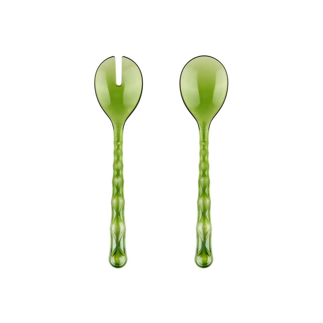 Vanity Salad Servers | Water Lily Green