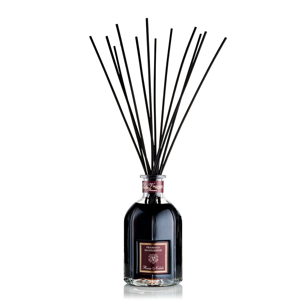 Dr. Vranjes Rosso Nobile diffuser with bamboo reeds styled