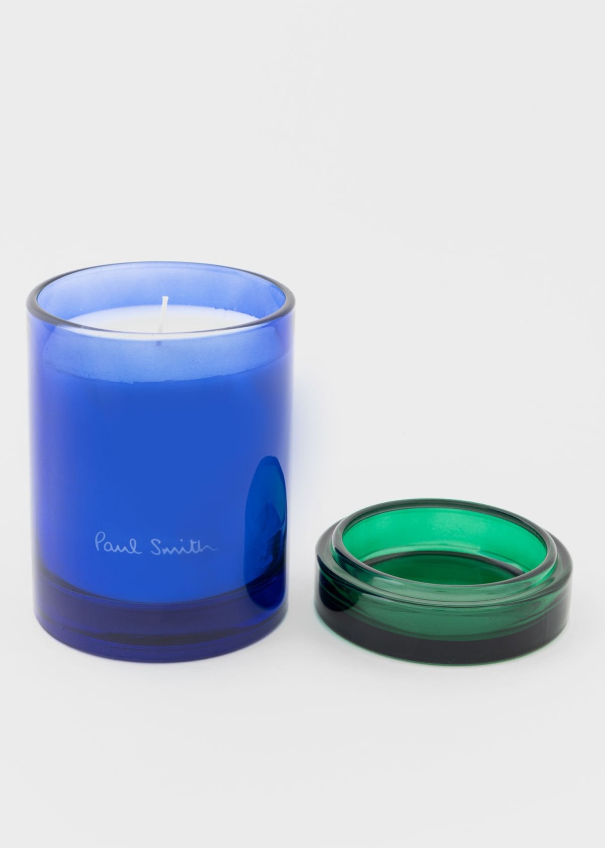 Paul Smith Scented Candle | Early Bird | Color Glass Vessel | Rain, Iris, Suede, Patchouli