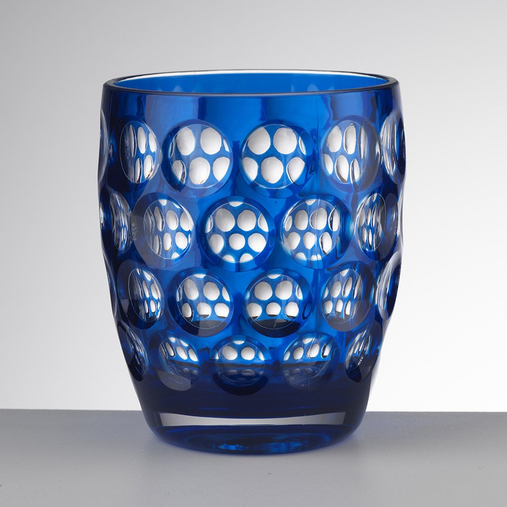 Mario Luca Giusti Lente Acrylic Tumbler Set | Set of 6 Blue