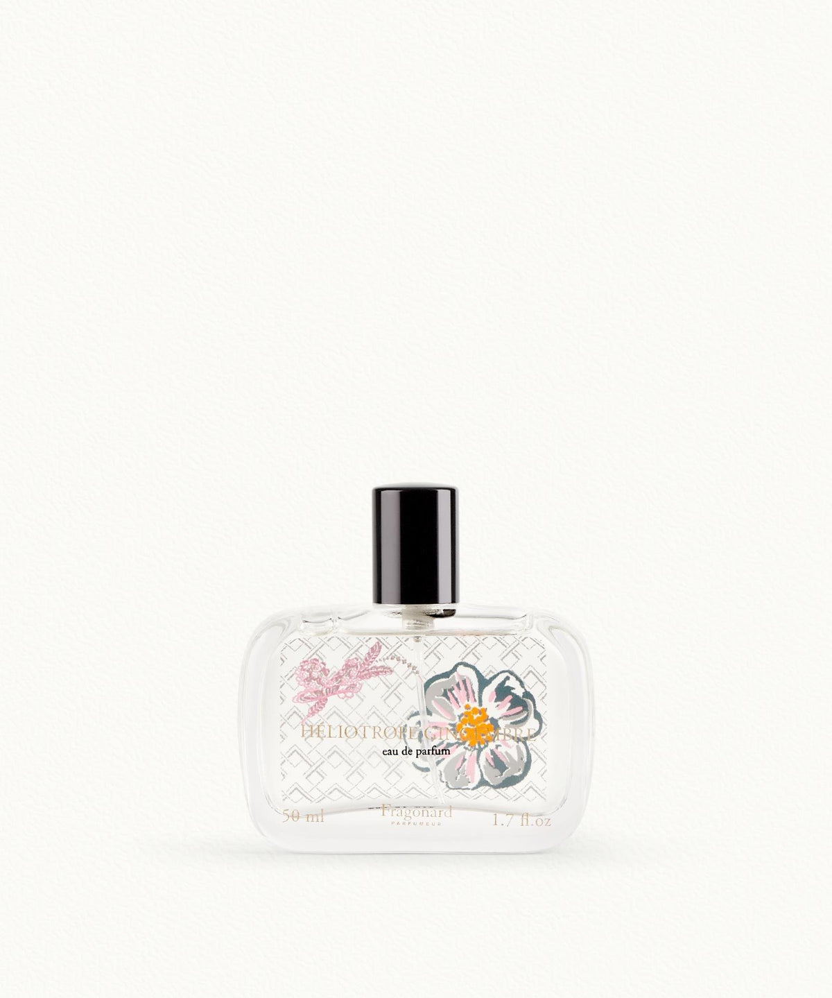 Fragonard Heliotrope Gingembre 50ml EDP bottle close-up Grasse France