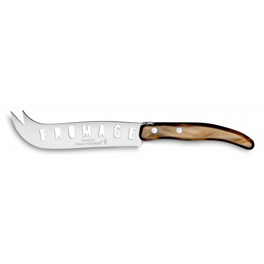 Laguiole Berlingot XXL Cheese Knife | Capuccino Handle