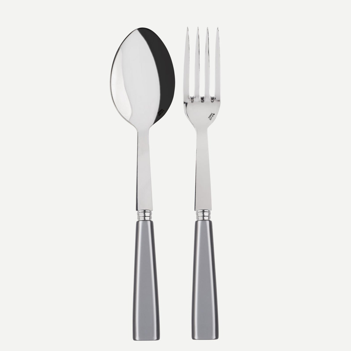 Sabre Paris - Icone Serving Set Pearl 2-Pieces Acrylic Handle and Stainless Steel