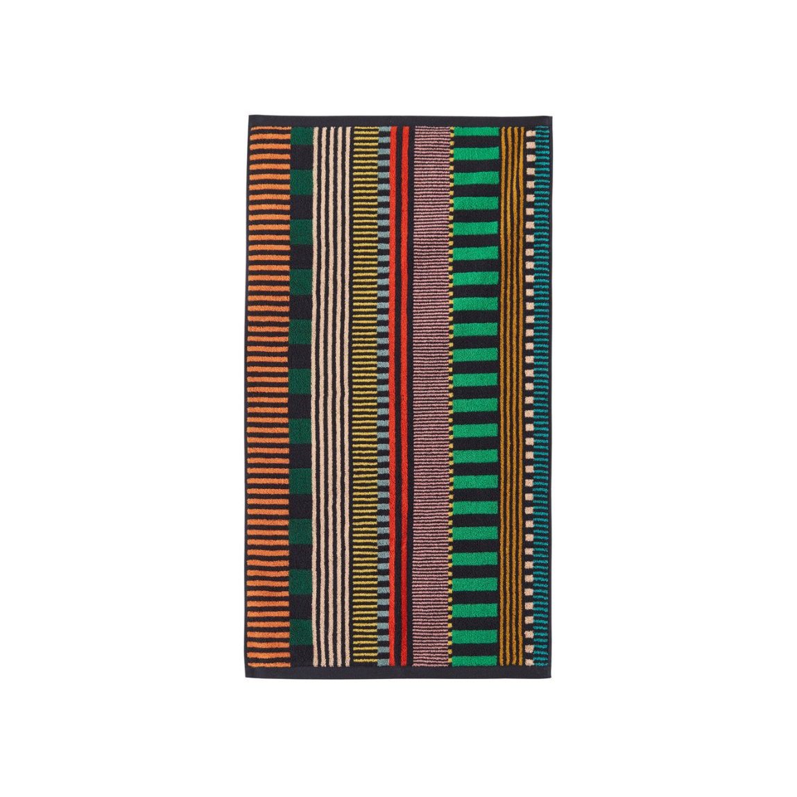 Donna Wilson Multi Stripe Towel | Soft Jacquard Cotton Towels