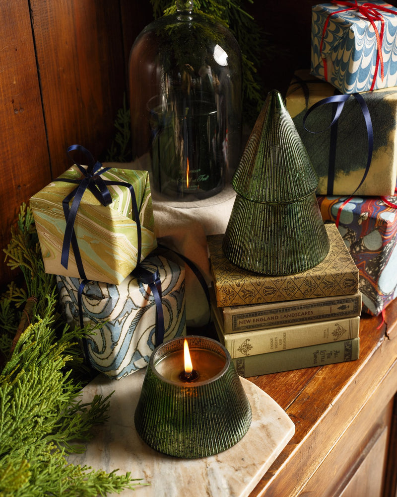 Pine Evergreen Tree-Shaped Candle by Aromatique