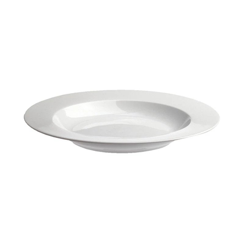 Les Essentiels Soup Plate in White Porcelain | 9" - Thumbnail 2