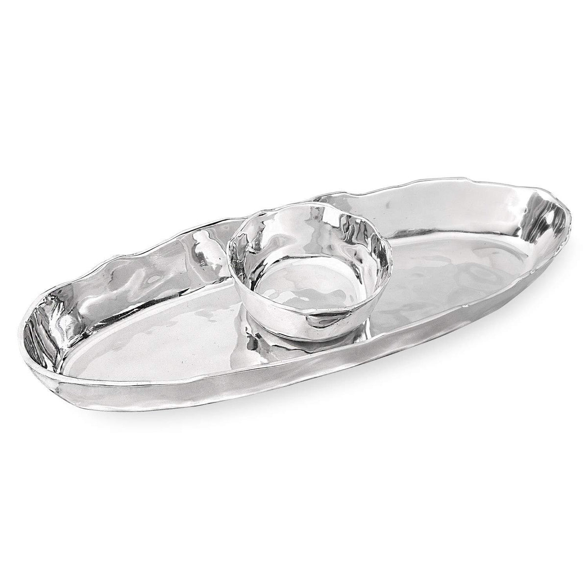SOHO Brooklyn Deep Oval Chip & Dip Platter