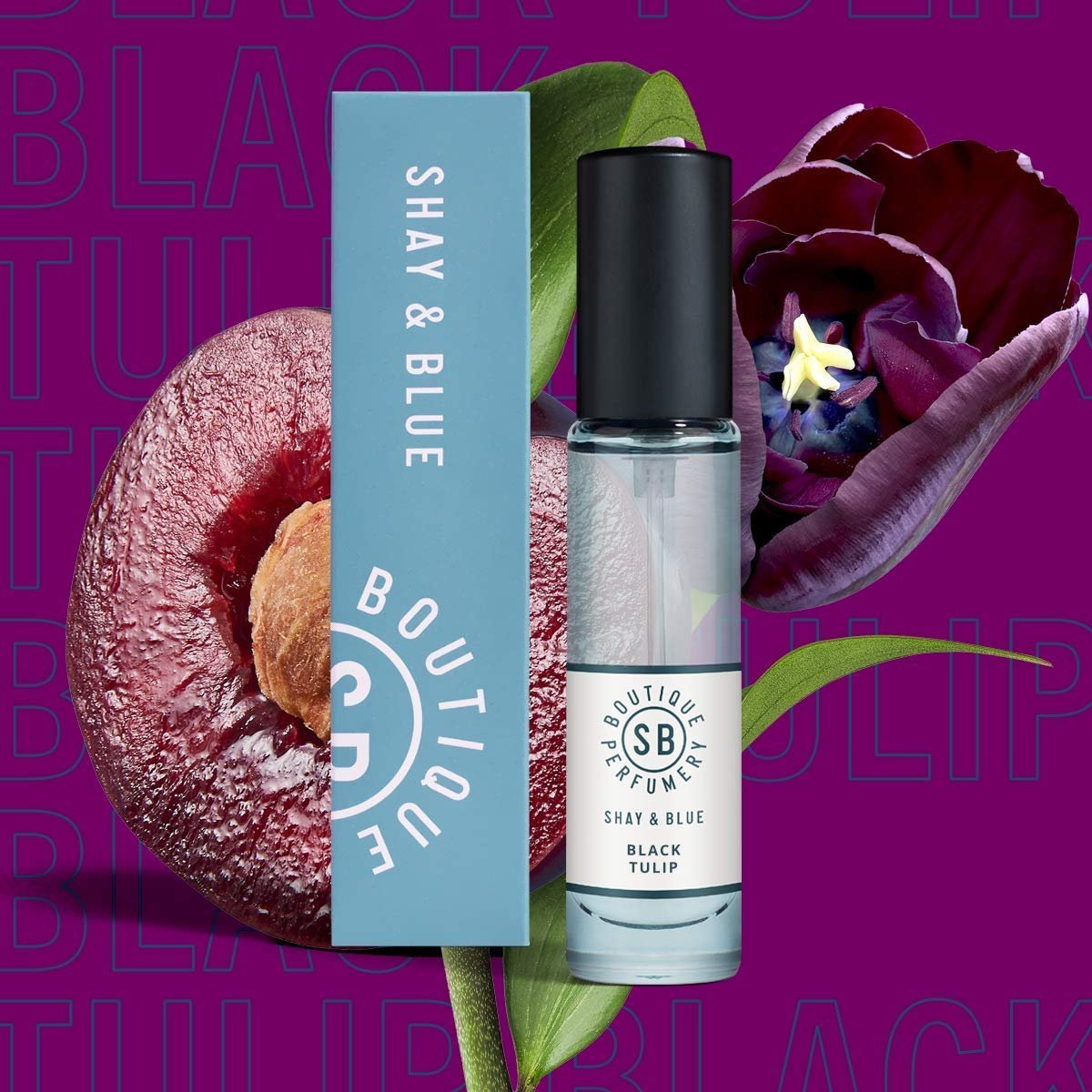 Shay & Blue Black Tulip Eau de Parfum Bottle