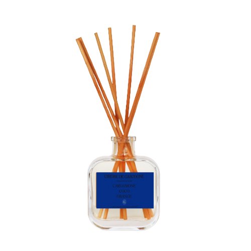 Cirerie de Gascogne Reed Diffuser - Cardamome, Coco, Orange, Scents - Long Lasting Fragrance 200ml