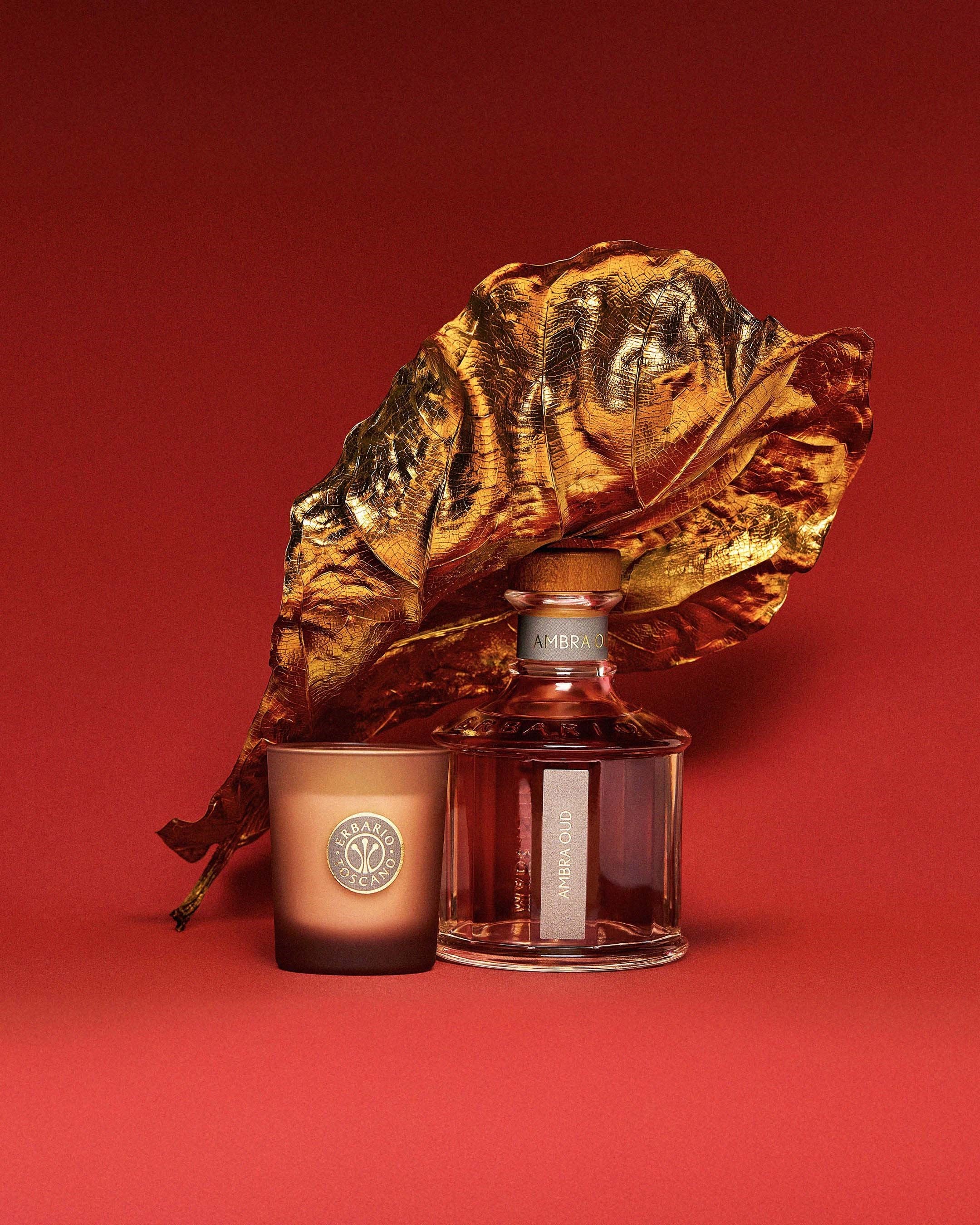 Erbario Toscano Ambra Oud Room Spray | Warm Amber & Oud Home Scent from Italy