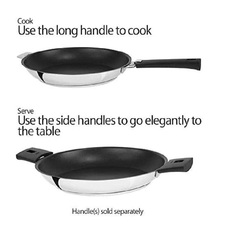 Cristel Strate Stainless Steel Non-Stick Frying Pan | Sizes Available