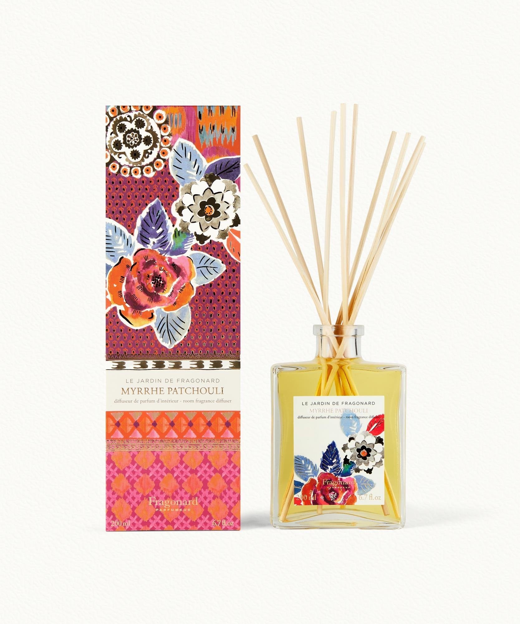 Fragonard Jardin de Fragonard Myrrhe Patchouli Reed Diffuser | 200ml
