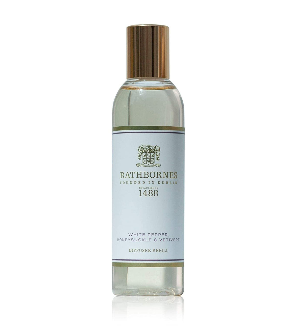 Rathbornes White Pepper Honeysuckle and Vetivert Diffuser Refill 200ml