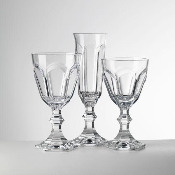 Dolce Vita Clear Acrylic Water Glasses by Mario Luca Giusti (6-Piece Set)